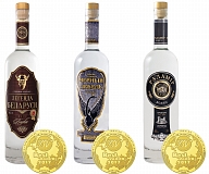  "The best vodka of 2017": "premium" gold from Radamir